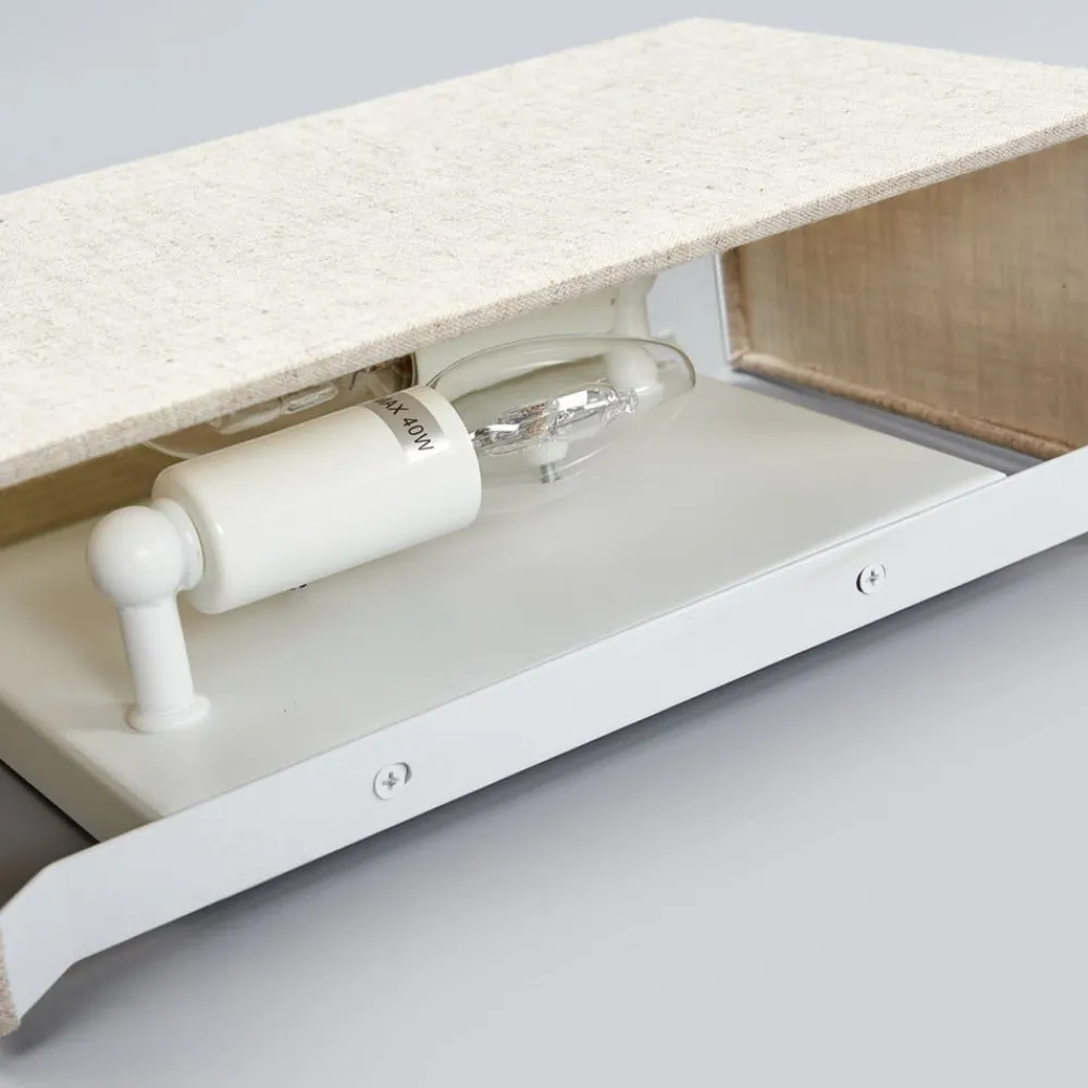 Ideallux Filigran designet tekstil-vegglampe Peter| Vegglamper