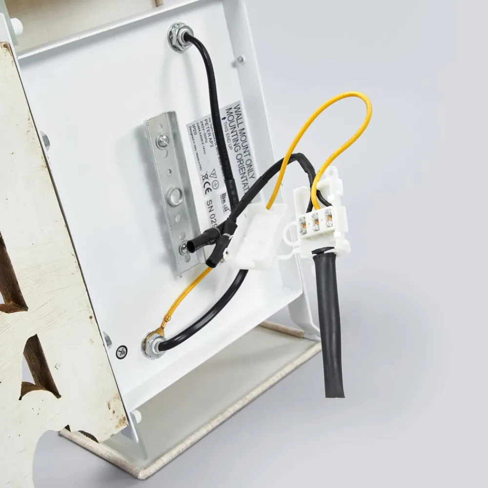 Ideallux Filigran designet tekstil-vegglampe Peter| Vegglamper