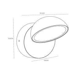 Lucide Finn LED-vegglampe, hvit, metall, IP54, dag/natt-sensor| Utebelysning Med Sensor|Utebelysning Med Sensor