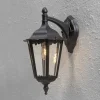 Konstsmide Firenze utendørs vegglampe, svart, fatning nederst, 48 cm Online