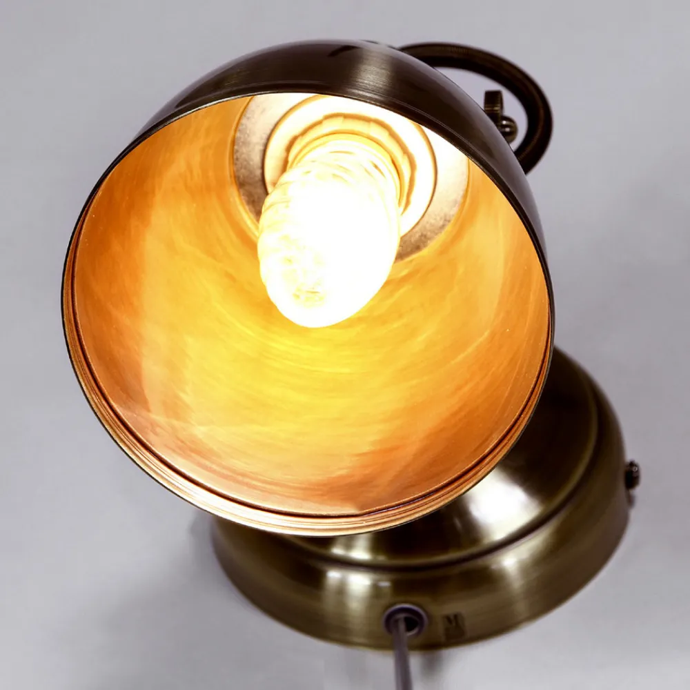 Markslöjd Fjällbacka vegglampe med antikk finish Online