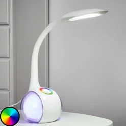 Globo Fleksibel bordlampe Paula med LED-lys, hvit Hot