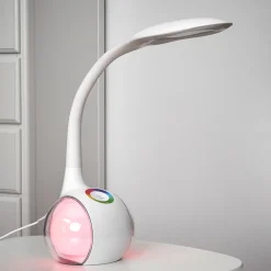 Globo Fleksibel bordlampe Paula med LED-lys, hvit Hot