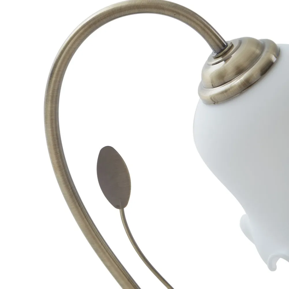 Lindby Floralt utformet bordlampe Matea| Bordlamper