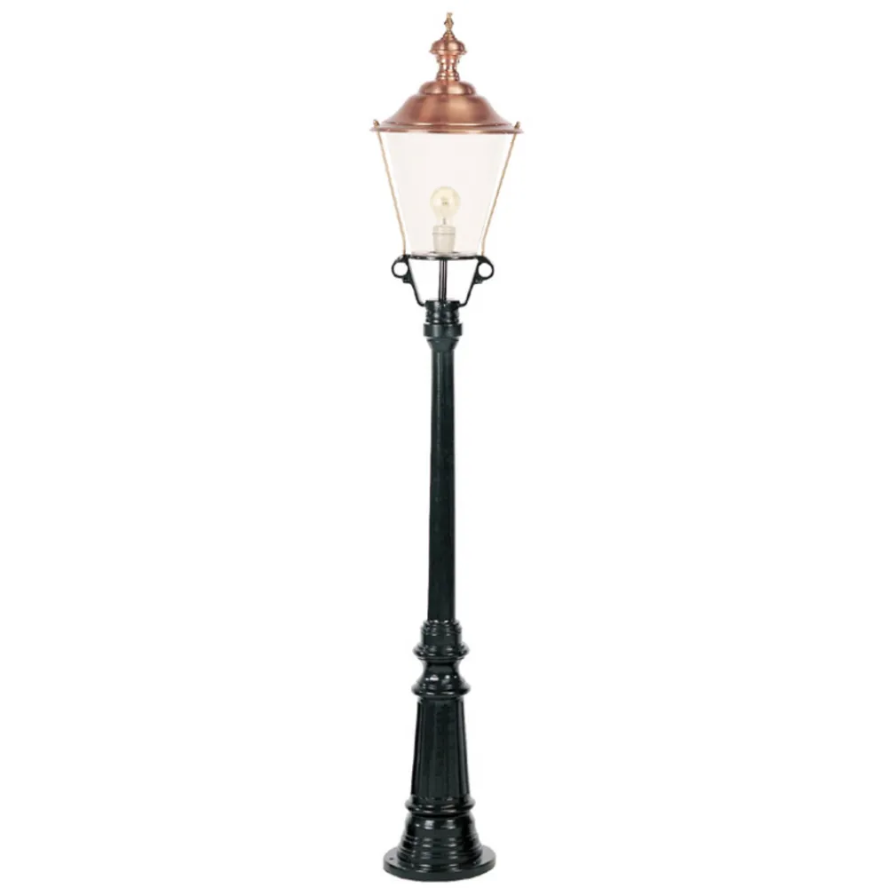 K.S. Verlichting Flores stolpelampe, svart Sale