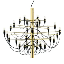 FLOS 2097/30 Lysekrone messing 30x2,7W LED matt Online