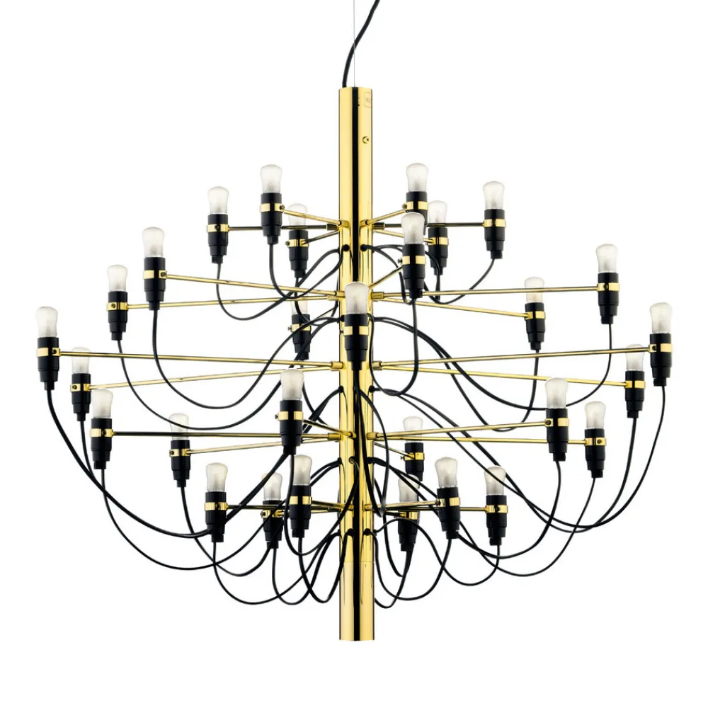 FLOS 2097/30 Lysekrone messing 30x2,7W LED matt Online