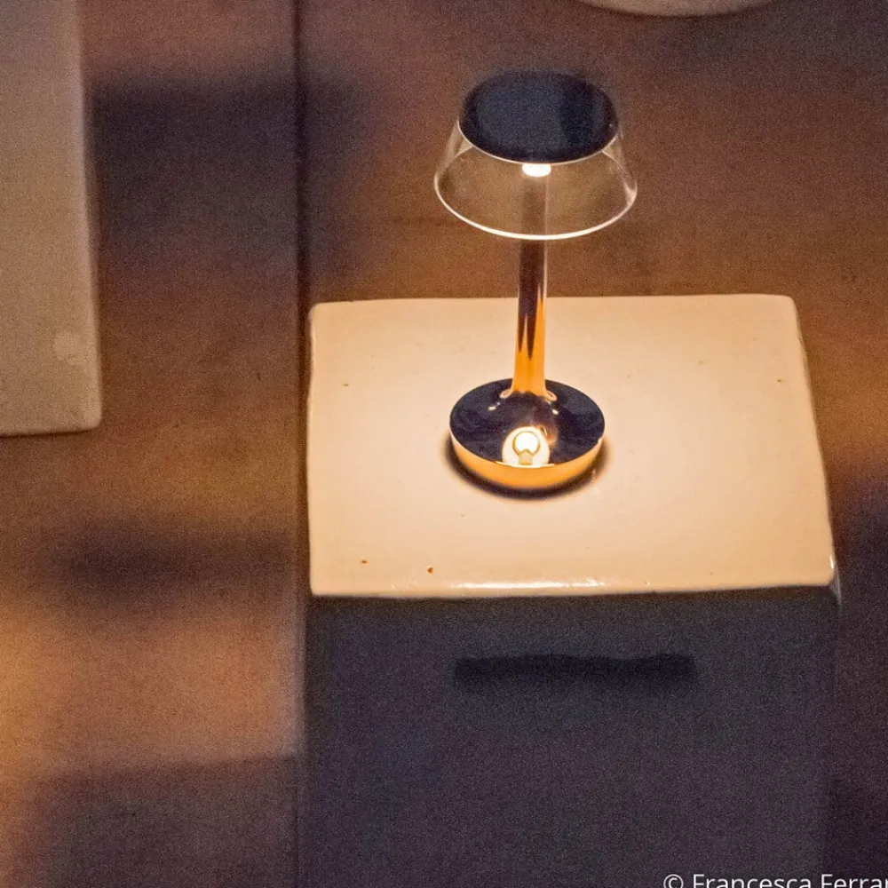 FLOS Bon Jour unplugged LED-bordlampe, kobber| Bordlamper