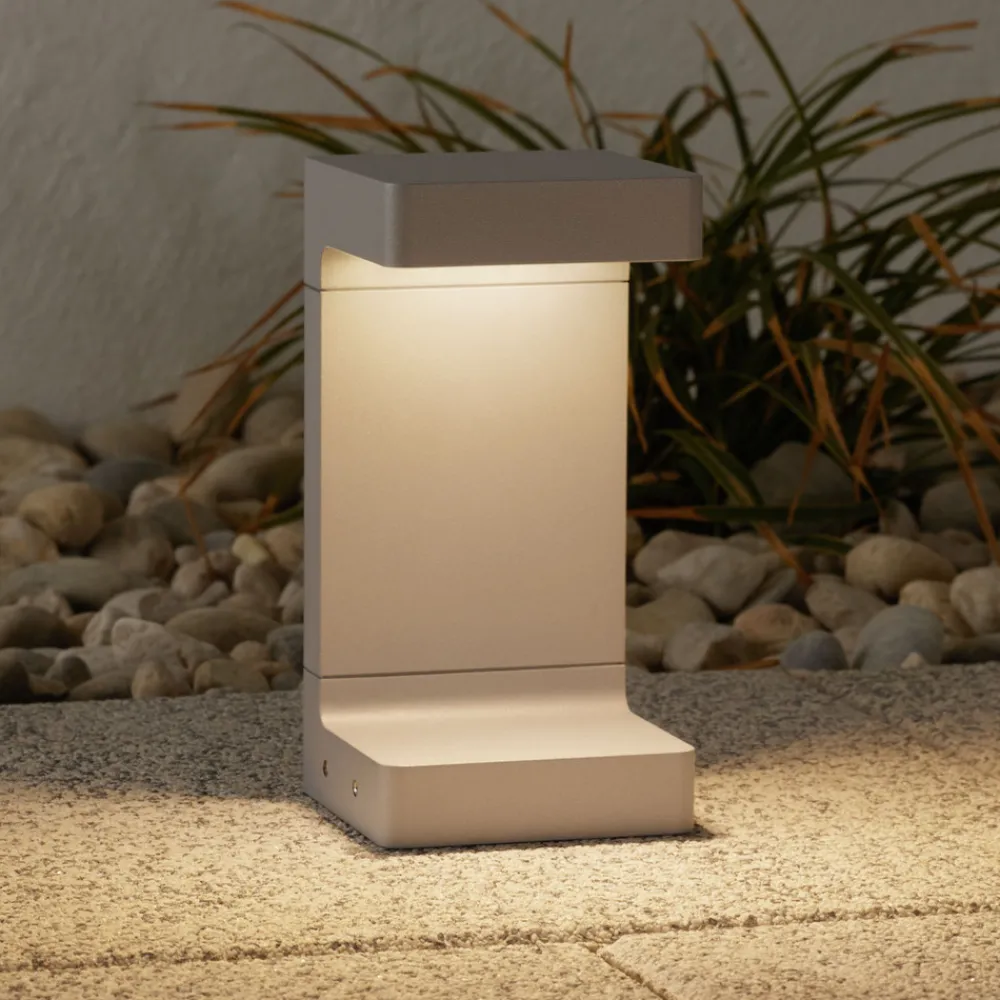 Flos Architectural FLOS Casting C 100 sokkellampe 20 cm, grå Outlet