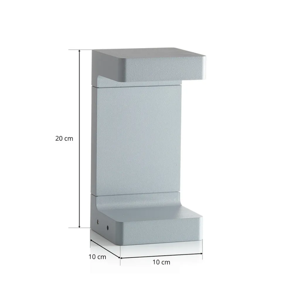 Flos Architectural FLOS Casting C 100 sokkellampe 20 cm, grå Outlet