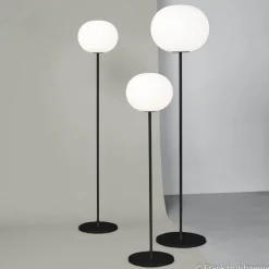 FLOS Glo-Ball F3 gulvlampe, svart| Gulvlamper