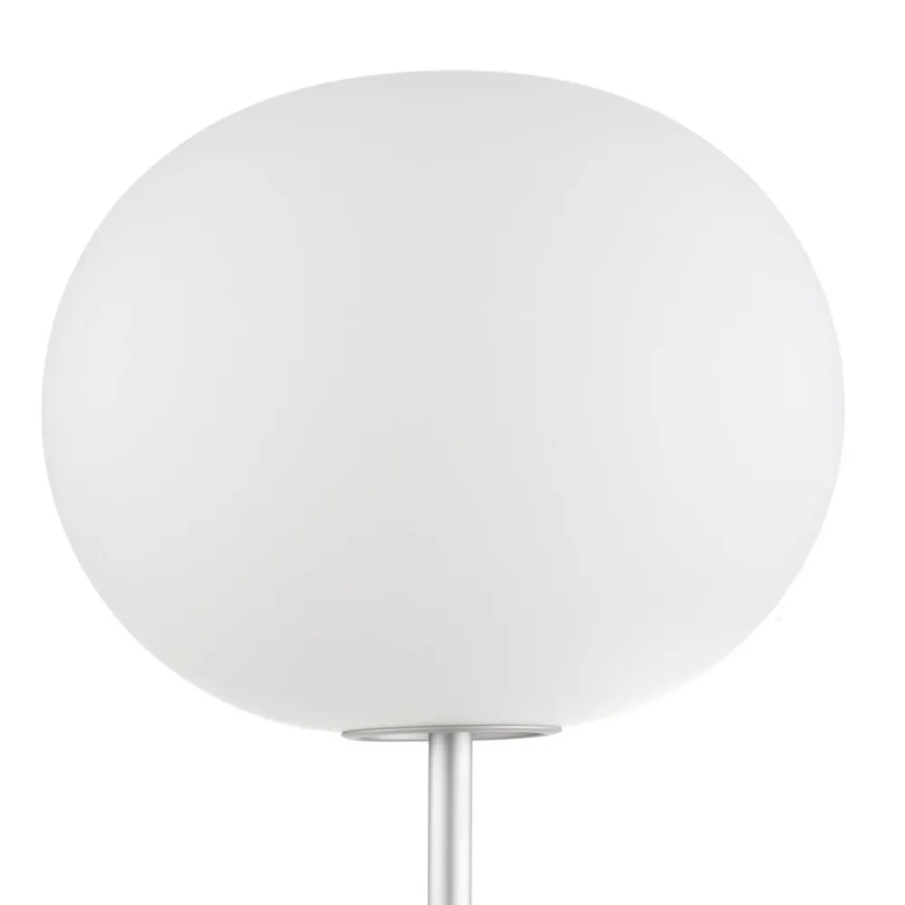 FLOS Glo-Ball Floor 1 gulvlampe, matt sølv Best