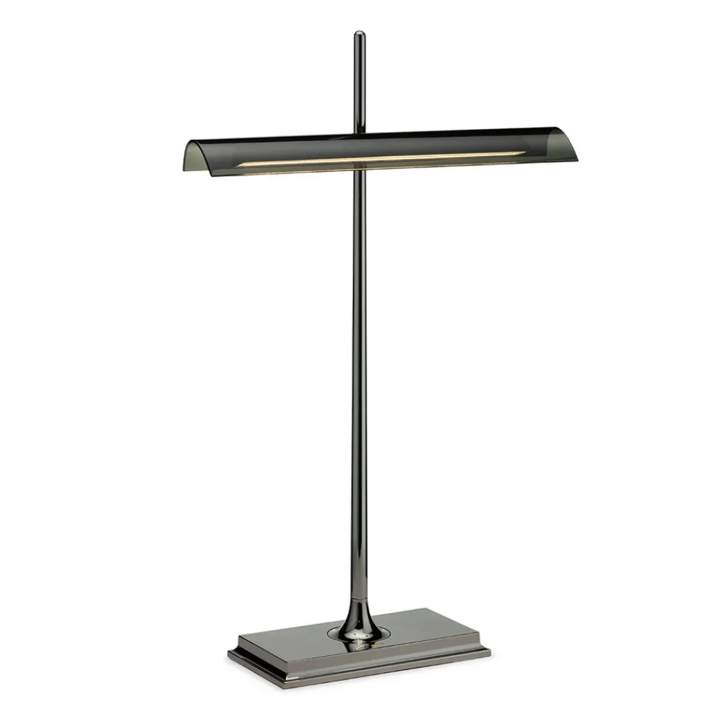 FLOS Goldman - bordlampe med USB, røykgrå