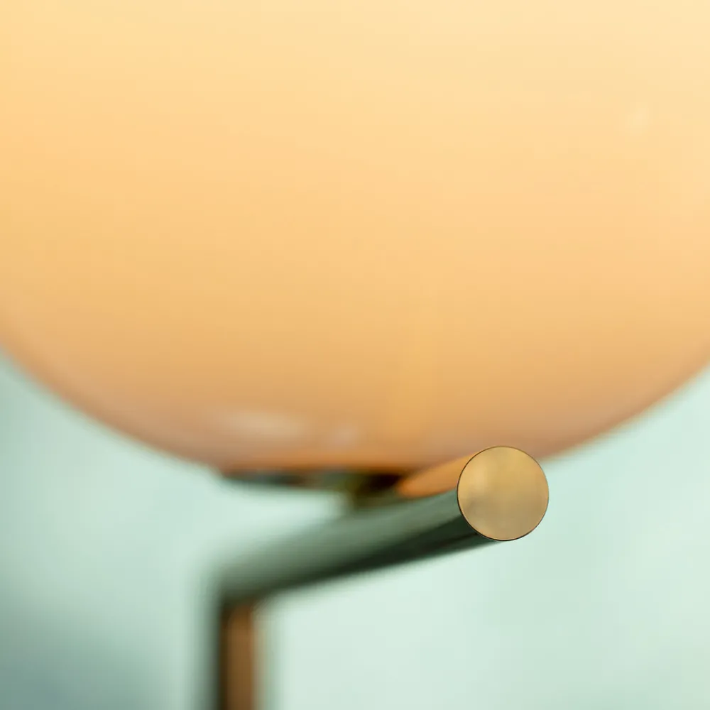 FLOS gulvlampe IC F1 10th Anniversary, gullbelagt, dimbar Discount