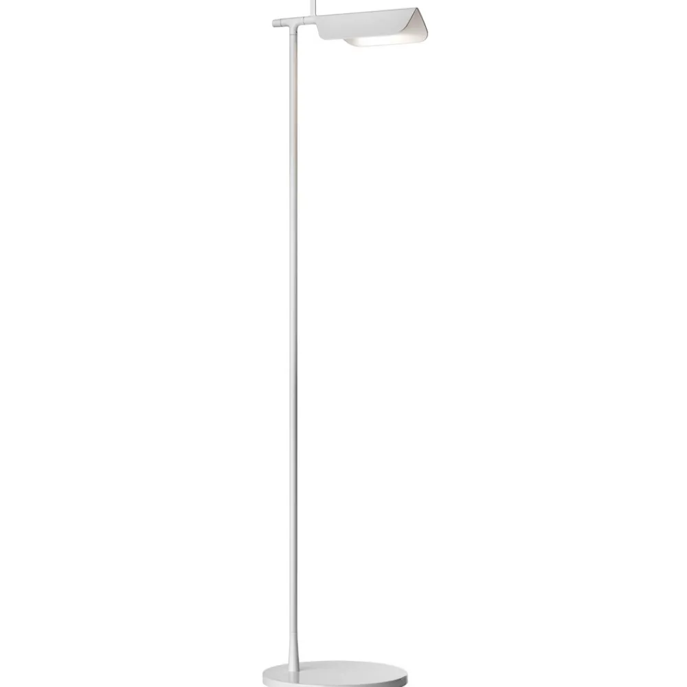 FLOS Tab LED-gulvlampe hvit 2 700 K 180° dreibar