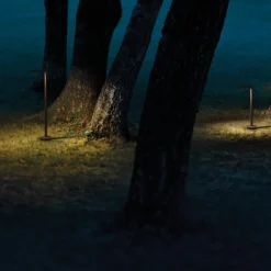 Flos Architectural FLOS Walkstick Pipe 1 veilampe, 2 700 K, svart| Gatebelysning, Pullert Belysning