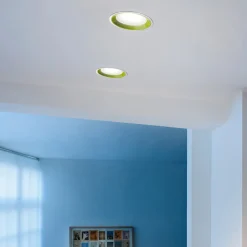 Flos Architectural FLOS Wan - høyvolt-innfelt downlight, grønn| Butikkbelysning|Downlights