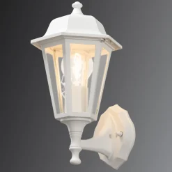 Konstsmide Flott utendørs GRADO vegglampe i hvit Best