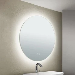 ORION Focus LED-speil, Ø 45 cm, CCT, antidugg, berøringsdimmer| Møbel Og Interiør