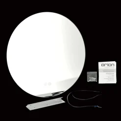 ORION Focus LED-speil, Ø 45 cm, CCT, antidugg, berøringsdimmer| Møbel Og Interiør