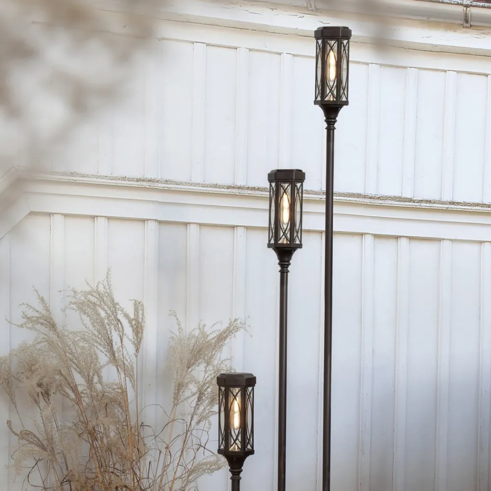 STAR TRADING Folke LED-gatelampe kan monteres i 3 høyder Sale