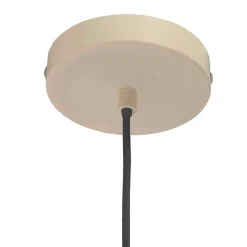 Forlight hengelampe Fres, beige, stål, Ø 30 cm| Butikkbelysning