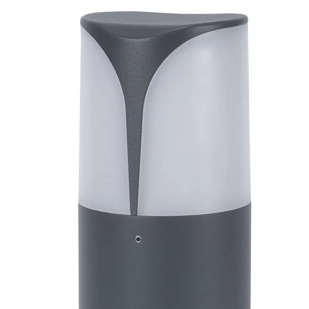 Forlight sokkellampe Astra, høyde 30 cm, antrasitt, aluminium| Sokkellamper