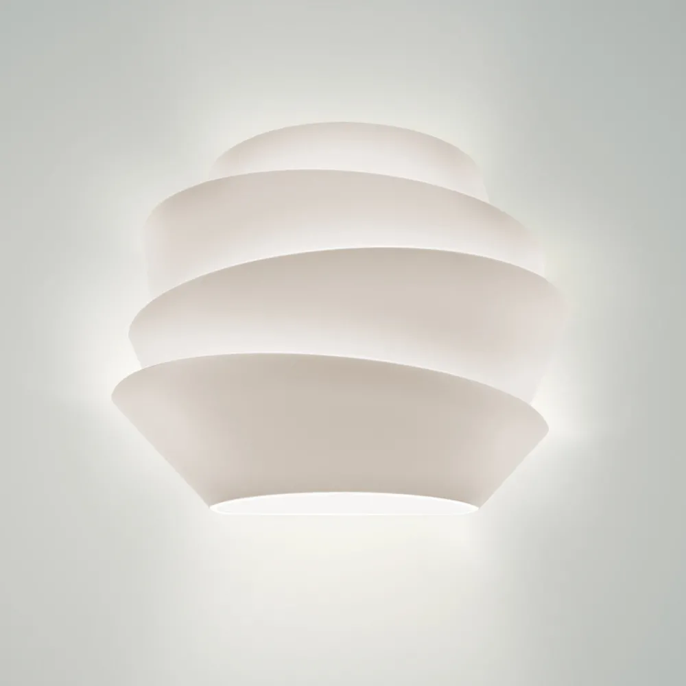 Foscarini Le Soleil vegglampe R7s, hvit Hot