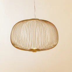 Foscarini MyLight Spokes 3 LED-hengelampe, gull Discount