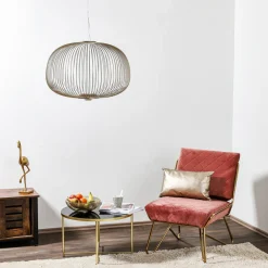 Foscarini MyLight Spokes 3 LED-hengelampe, gull Discount