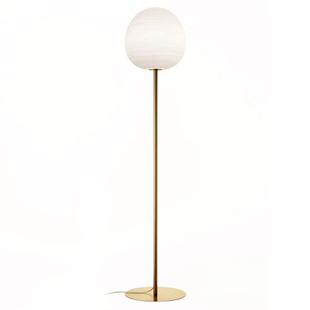 Foscarini Rituals XL-gulvlampe, dimbar, gull Online
