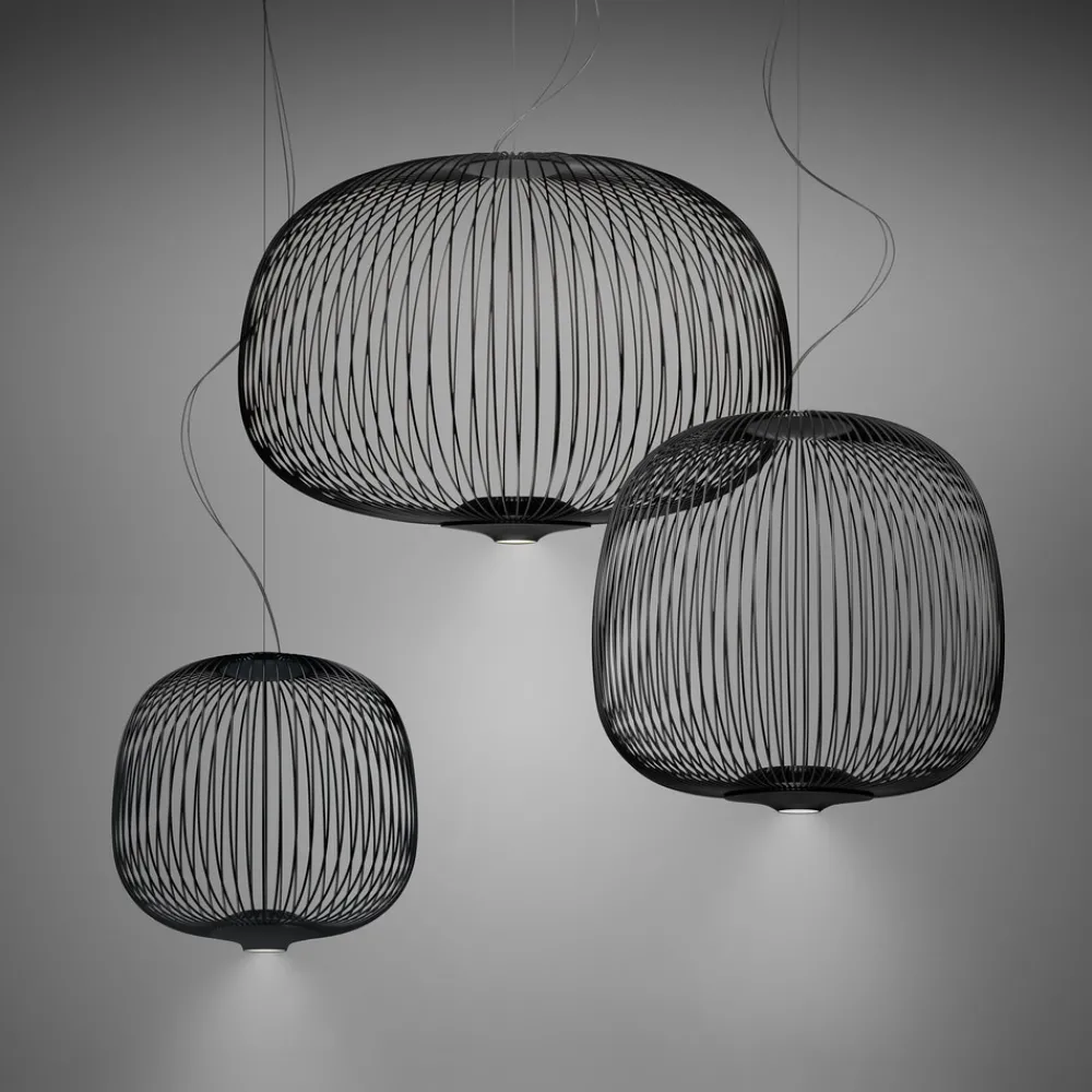 Foscarini Spokes 2 piccola MyLight dimbar svart Discount