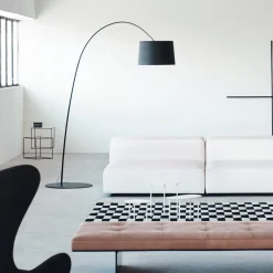 Foscarini Twiggy buelampe med dimmer, svart Online