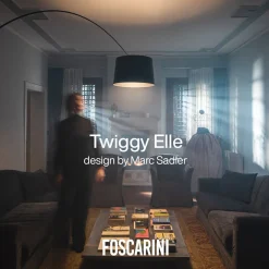 Foscarini Twiggy Elle MyLight gulvlampe svart Online