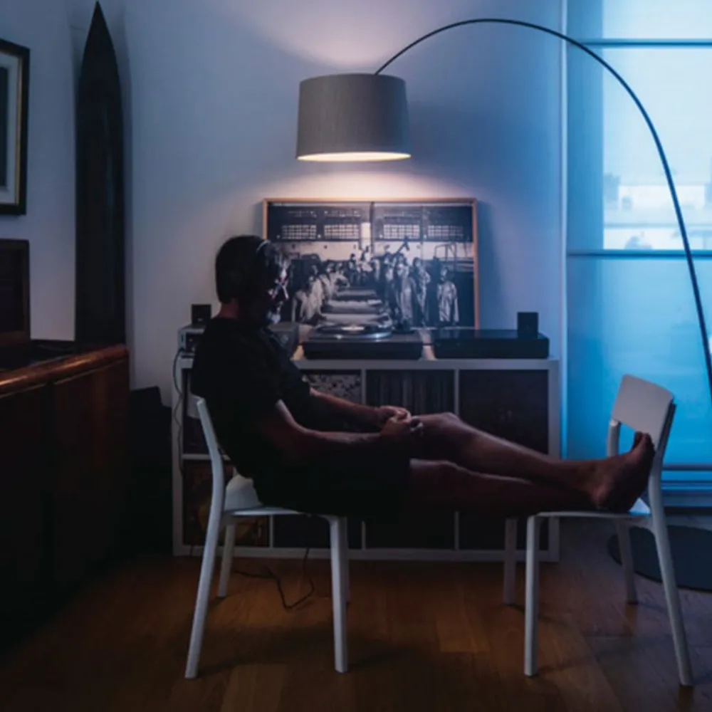 Foscarini Twiggy Wood LED-gulvlampe, svart| Gulvlamper