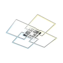 Briloner Frame S LED-taklampe, 72,4 x 72,4 cm, aluminium New