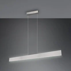 Trio Lighting Galway hengelampe, matt nikkel, opp/ned, CCT, metall| Kontorbelysning