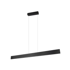 Trio Lighting Galway hengelampe, matt svart, opp/ned, CCT, metall Hot