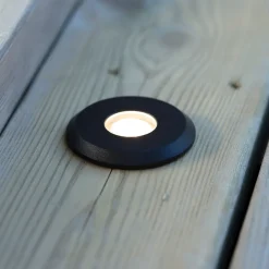 Markslöjd Garden 24 Decklight, svart, topplys, 3W New