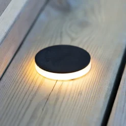 Markslöjd Garden 24 Decklight svart 3W lateral Ø6cm| Kommersiell Utebelysning|Led-Utendørs