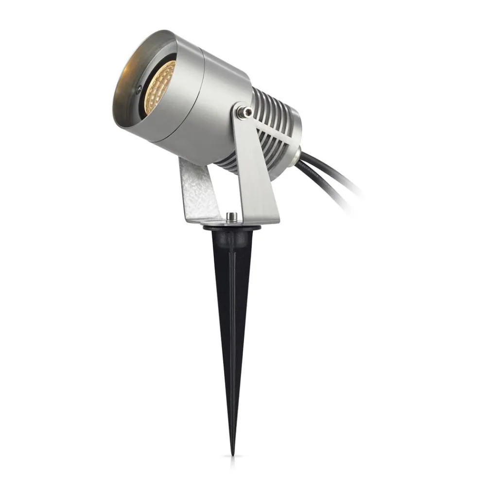 Markslöjd Garden 24 LED-spot, sølv, 6 watt| Utespotter