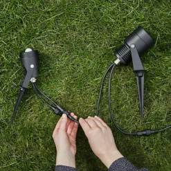 Markslöjd Garden 24 LED-spot, svart, 6 watt| Utespotter