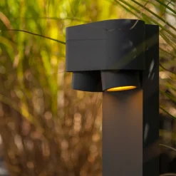 LUTEC Gatelampe Cypres, IP44 Online