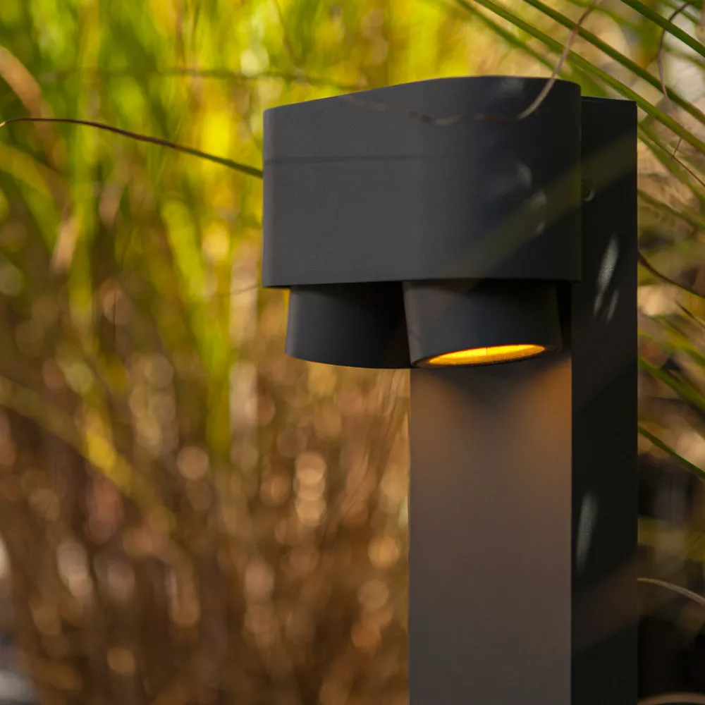 LUTEC Gatelampe Cypres, IP44 Online