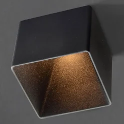 The Light Group GF-design Blokkformet innfelt lampe IP54 svart 3000 K| Butikkbelysning