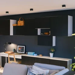 The Light Group GF-design Blokkformet innfelt lampe IP54 svart 3000 K| Butikkbelysning