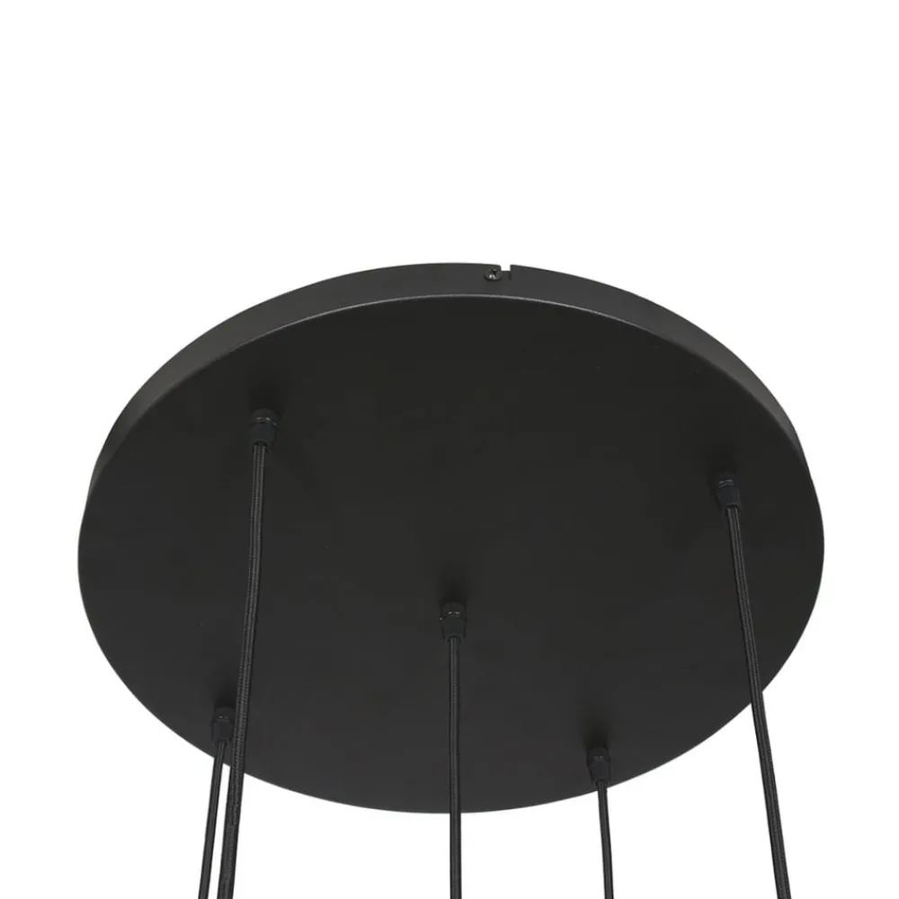 Steinhauer Glass-hengelampe Glasbol, messing, 5 lyskilder| Pendellamper