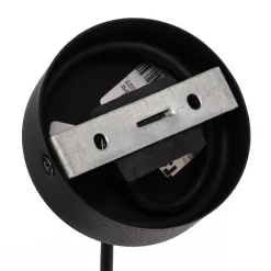 TK Lighting Glass-hengelampe Sol, Ø 35cm svart/klar| Pendellamper