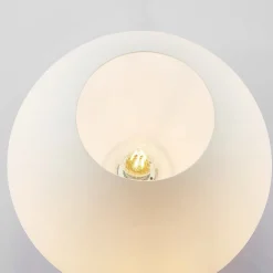 Lindby Glasstaklampe Bibiane, opalhvit| Design- Og Hotellbelysning|Led-Innendørs