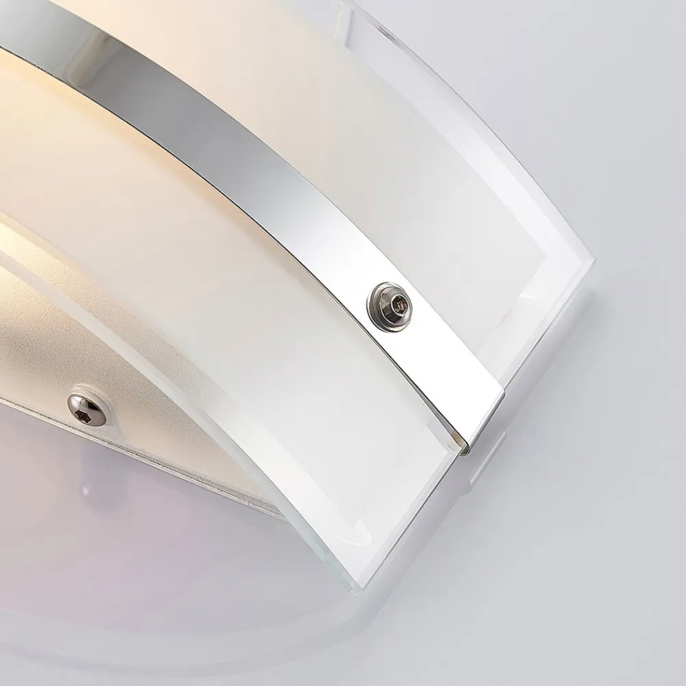 Lindby Glass-vegglampe Zinka med LED, 25 cm Outlet